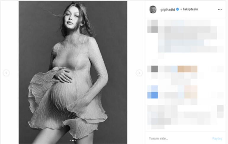 Gigi Hadid kızına kavuşmak için gün sayıyor