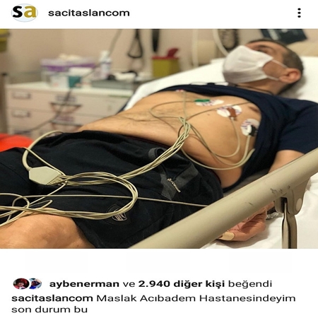 Yapılan müdahalenin ardından anjiyo ile damarı açılmadığı için yoğun bakıma alınan Sacit Aslan, ameliyata alınacak.