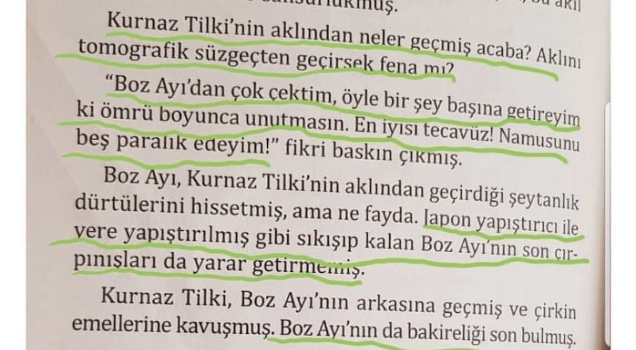 Skandal olay! Çocuk kitabında tecavüz hikayesi anlatıldı