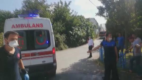Sultangazi'deki bir fabrikada feci patlama! Duvarları yıkıldı
