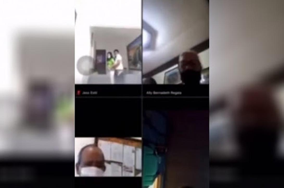 Devlet memuru sekreteriyle canlı yayında ilişkiye girdi