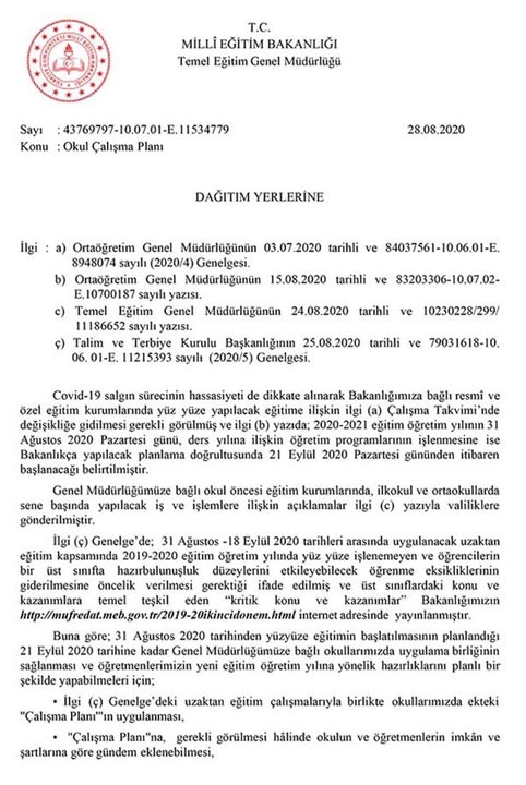 Telafi eğitim nasıl olacak? Telafi eğitim programı belli oldu mu?