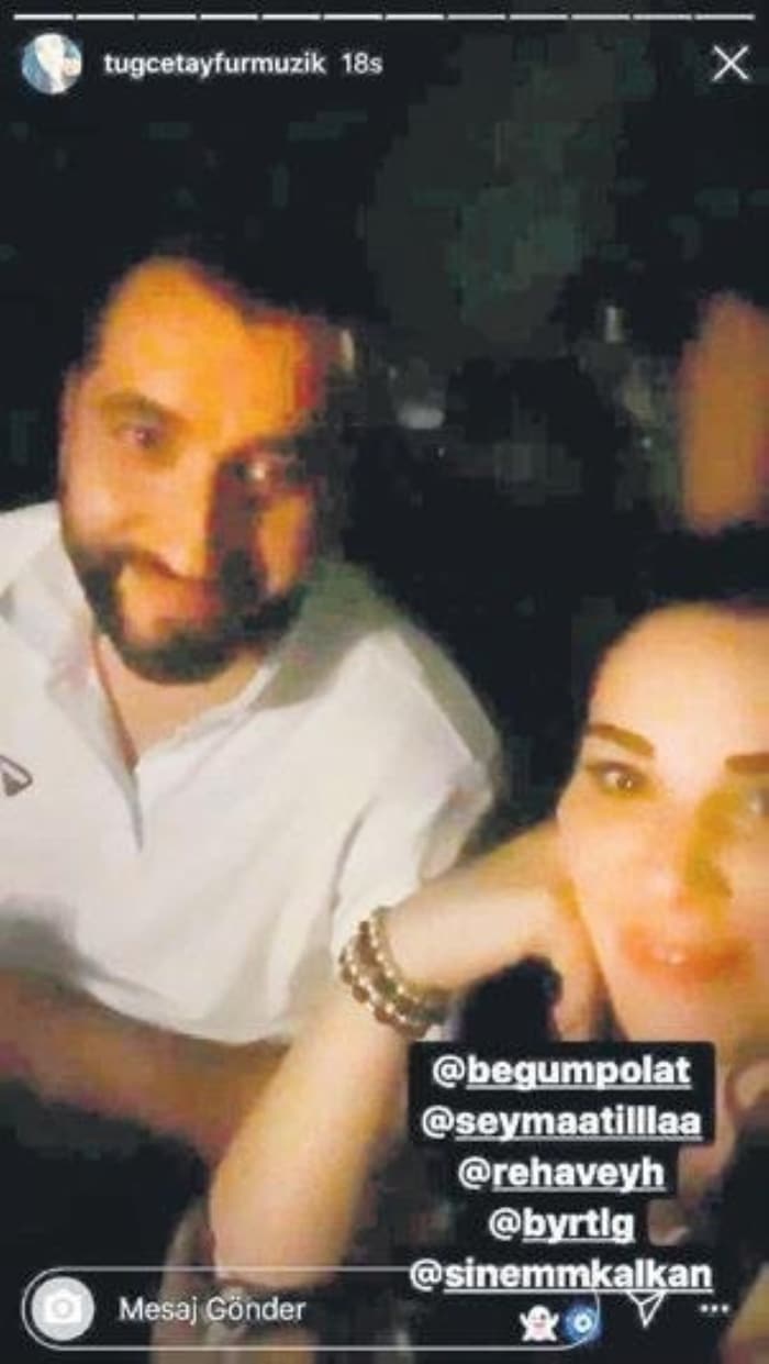 Ferdi Tayfur'un kızı Tuğçe Tayfur Tolga Bayar ile yasak aşk mı yaşıyor?