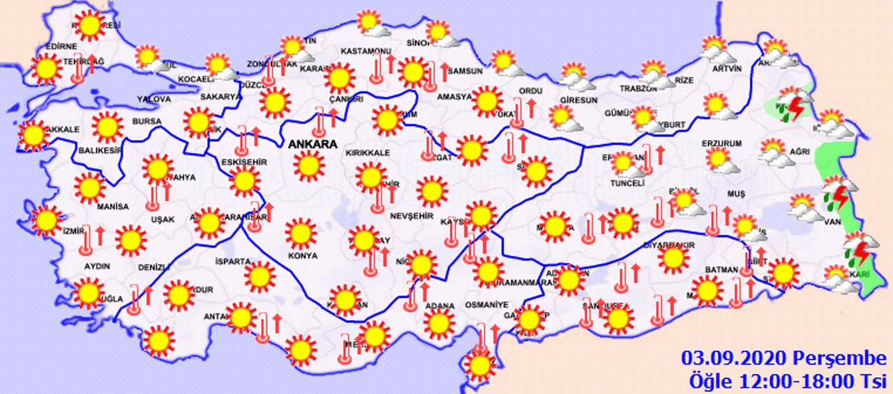 Meteoroloji uyardı! Kavurucu sıcaklık sürecek