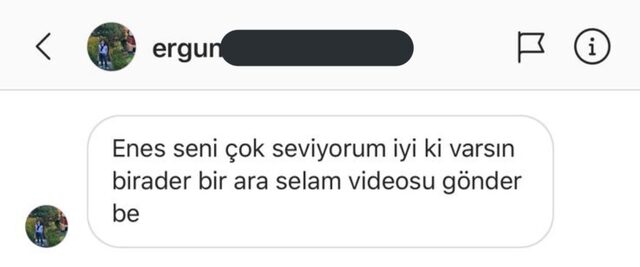 Enes Batur takipçisini ifşa etti!