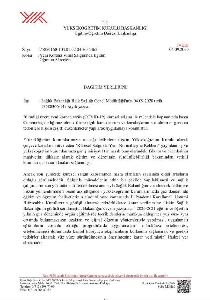 Üniversite eğitimi nasıl olacak? | üniversite uzaktan eğitim mi olacak?