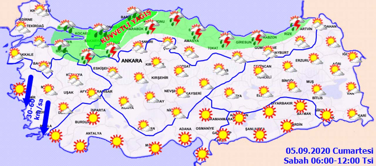 Meteoroloji açıkladı! Kuvvetli sağanak yağış geliyor