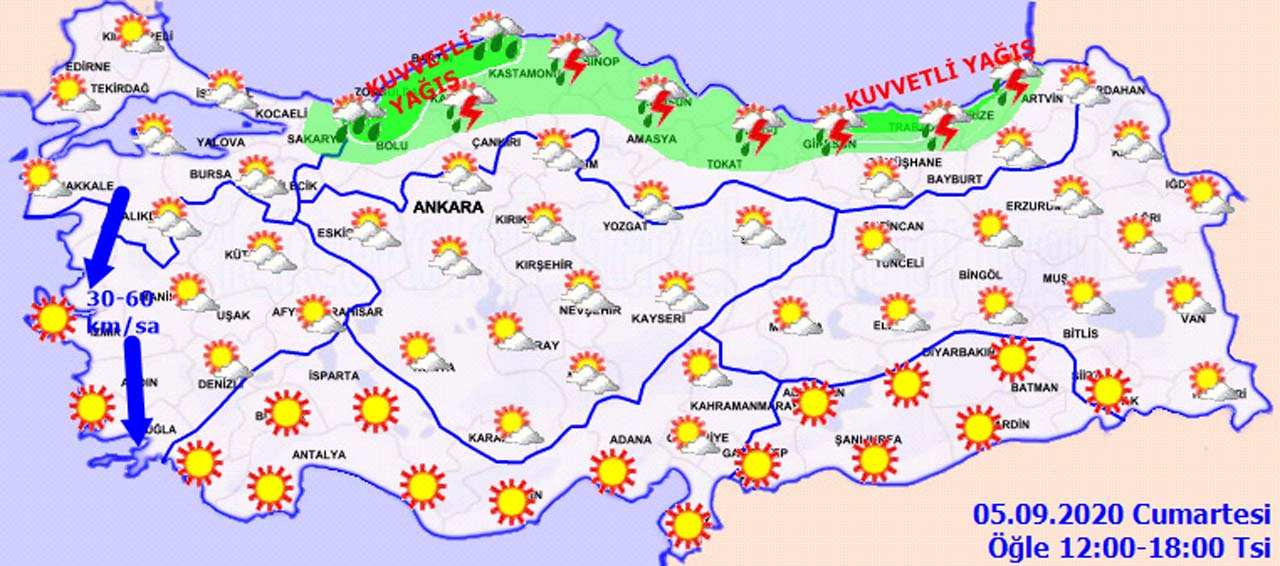 Meteoroloji açıkladı! Kuvvetli sağanak yağış geliyor
