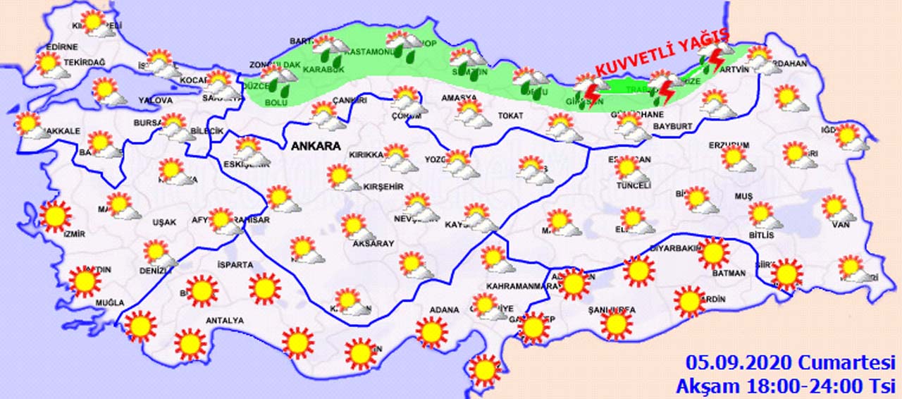 Meteoroloji açıkladı! Kuvvetli sağanak yağış geliyor