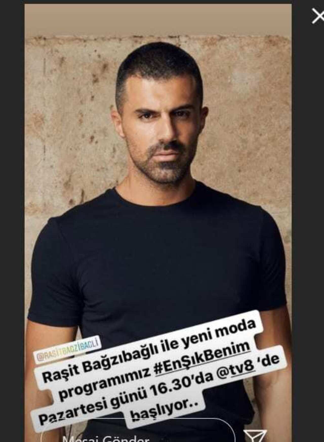 Raşit Bağzıbağlı 'En Şık Benim' yarışması ile TV8 ekranlarında!