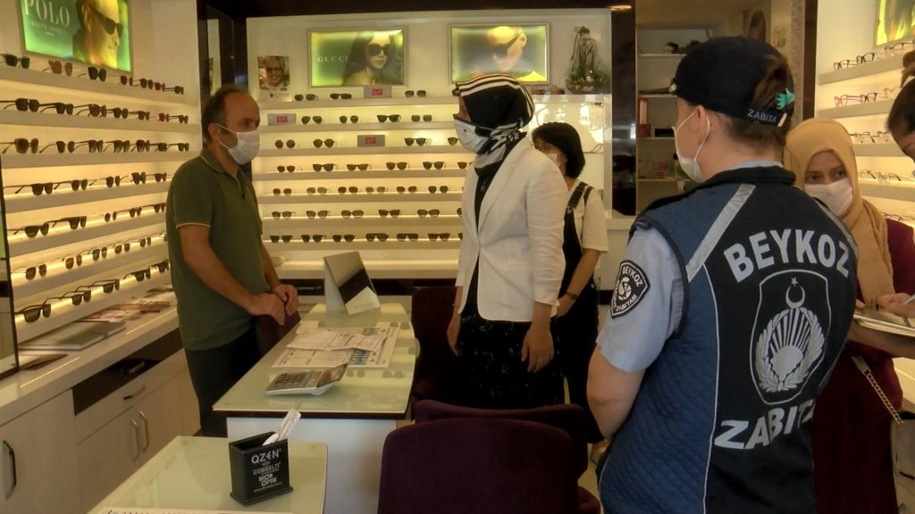 Beykoz'da koronavirüs denetimi