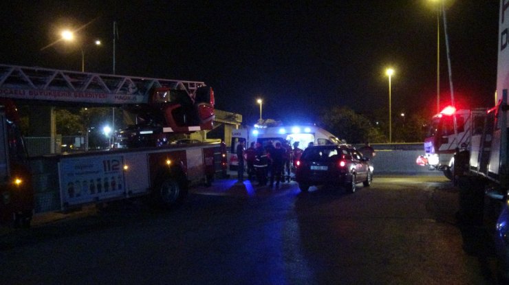 Gebze'de döküm potasının devrilmesi sonucu 1 işçi yanarak yaşamını yitirdi