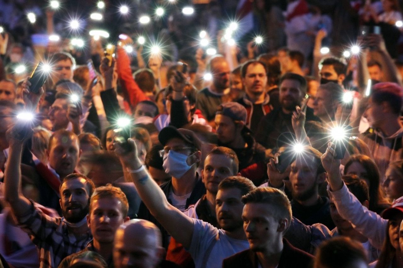 Belarus’ta 1700 kişinin katıldığı protestolarda 114 kişi gözaltına alındı