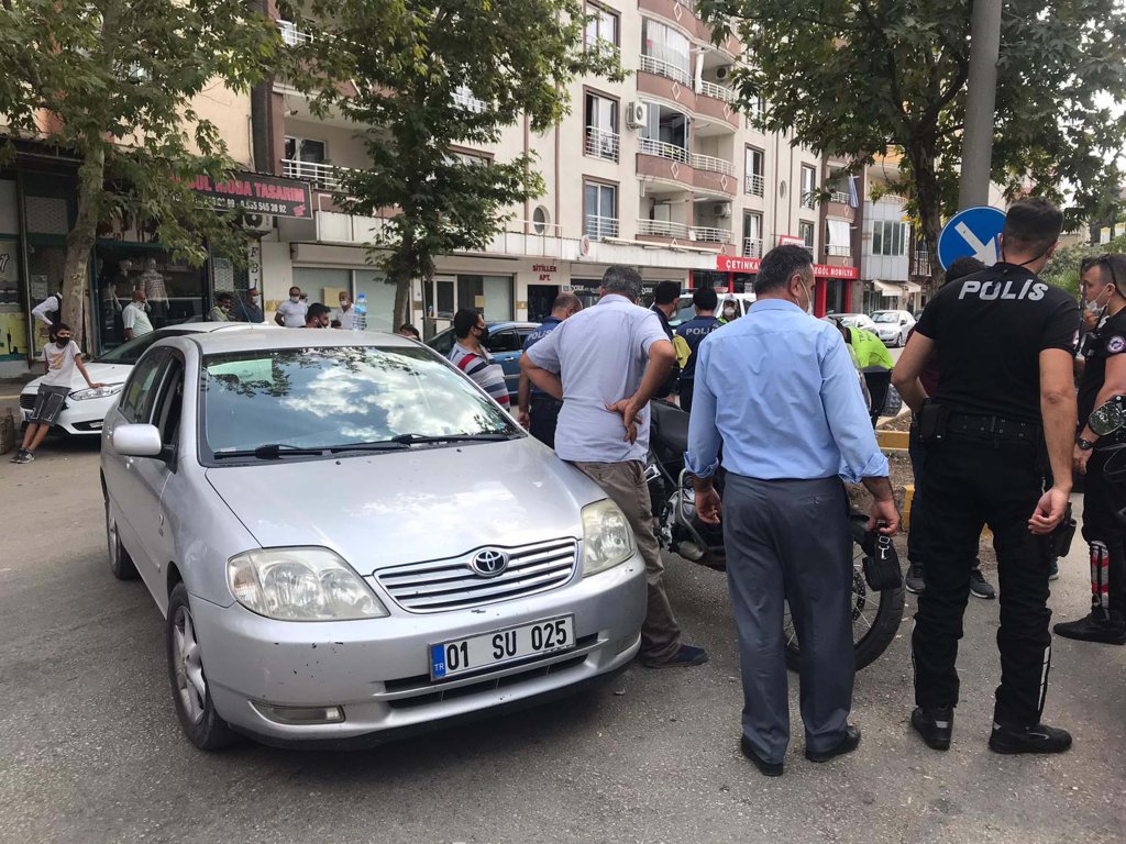 Adıyaman'da kaza: 2 polis yaralı 