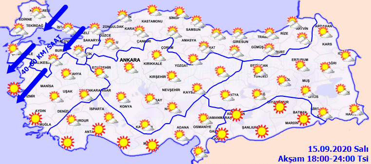 Meteoroloji açıkladı: Kavurucu sıcaklıklar ülke genelinde etkisini sürdürecek
