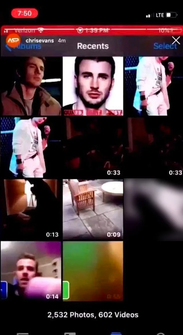 Chris Evans, yanlışlıkla çıplak fotoğrafını paylaştı!