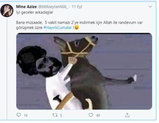 Hz. Muhammed'e hakaret eden Mine Azize kimdir? Mine Azize olayı nedir?