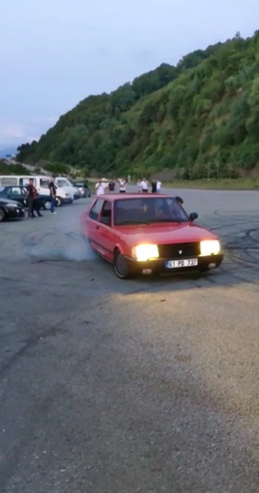 Trabzon'da driftçiye 9 bin 194 lira ceza