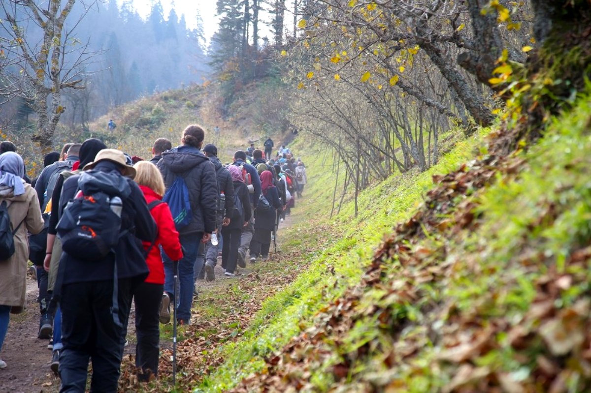Avrupa Hareketlilik Haftası kapsamında Tekirdağ'da doğa yürüyüşü düzenlendi