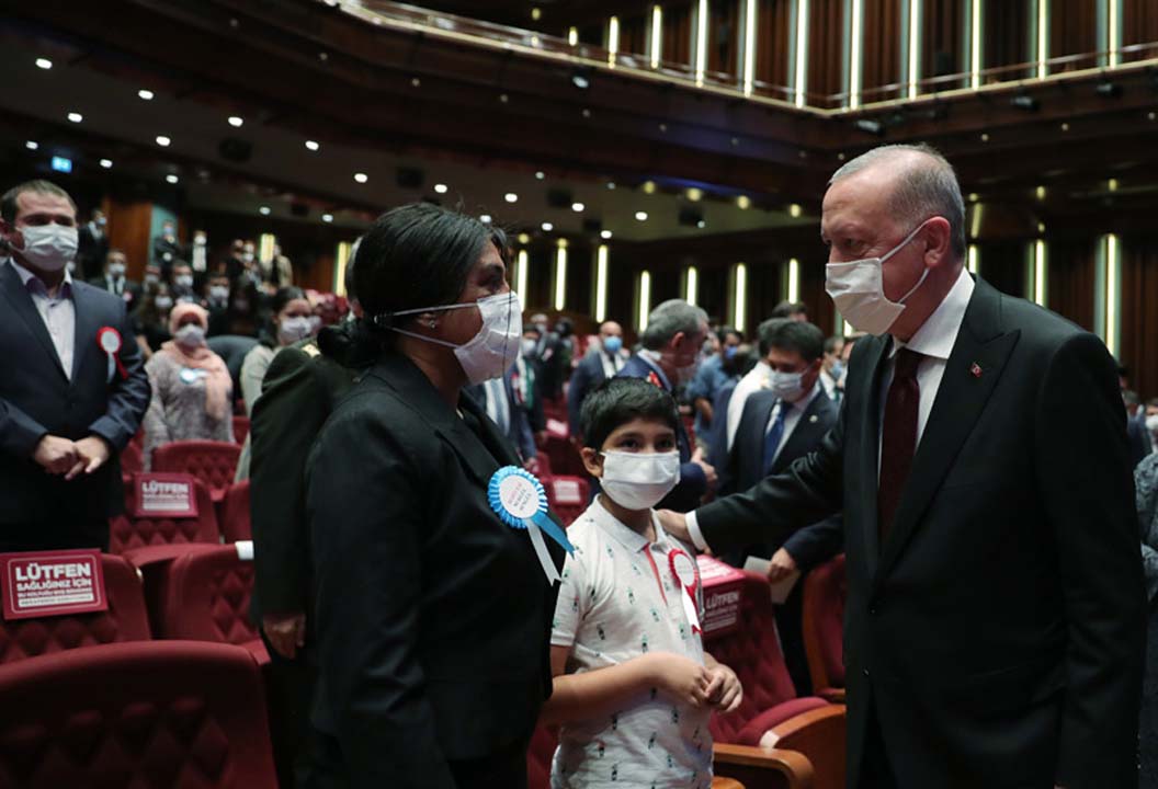 Erdoğan'dan Doğu Akdeniz açıklaması: Türkiye'nin şantaja boyun eğmeyeceği açıktır