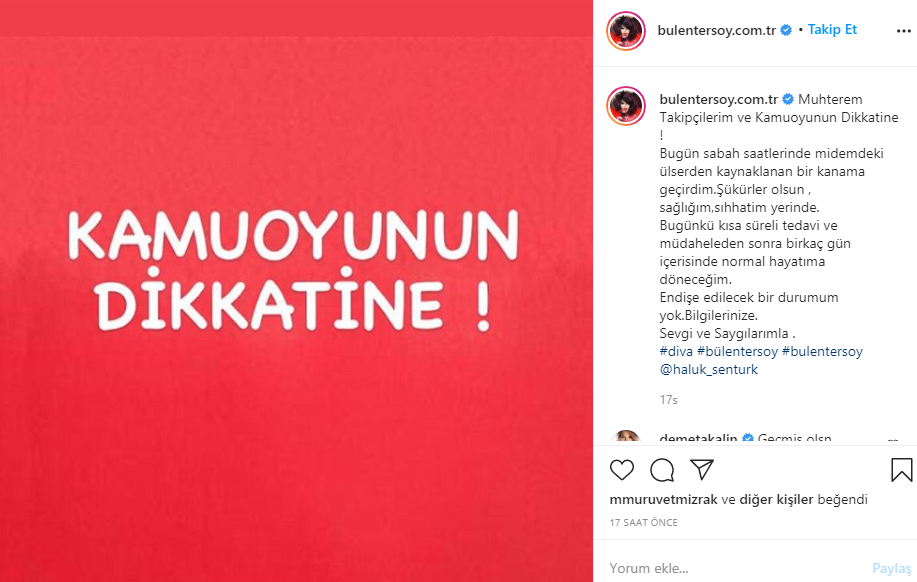 Bülent Ersoy'un doktorundan açıklama geldi! Diva'nın sağlık durumu nasıl?