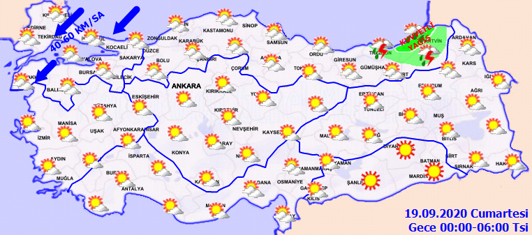 Meteoroloji'den kuvvetli yağış uyarısı! Sel ve su baskını olabilir