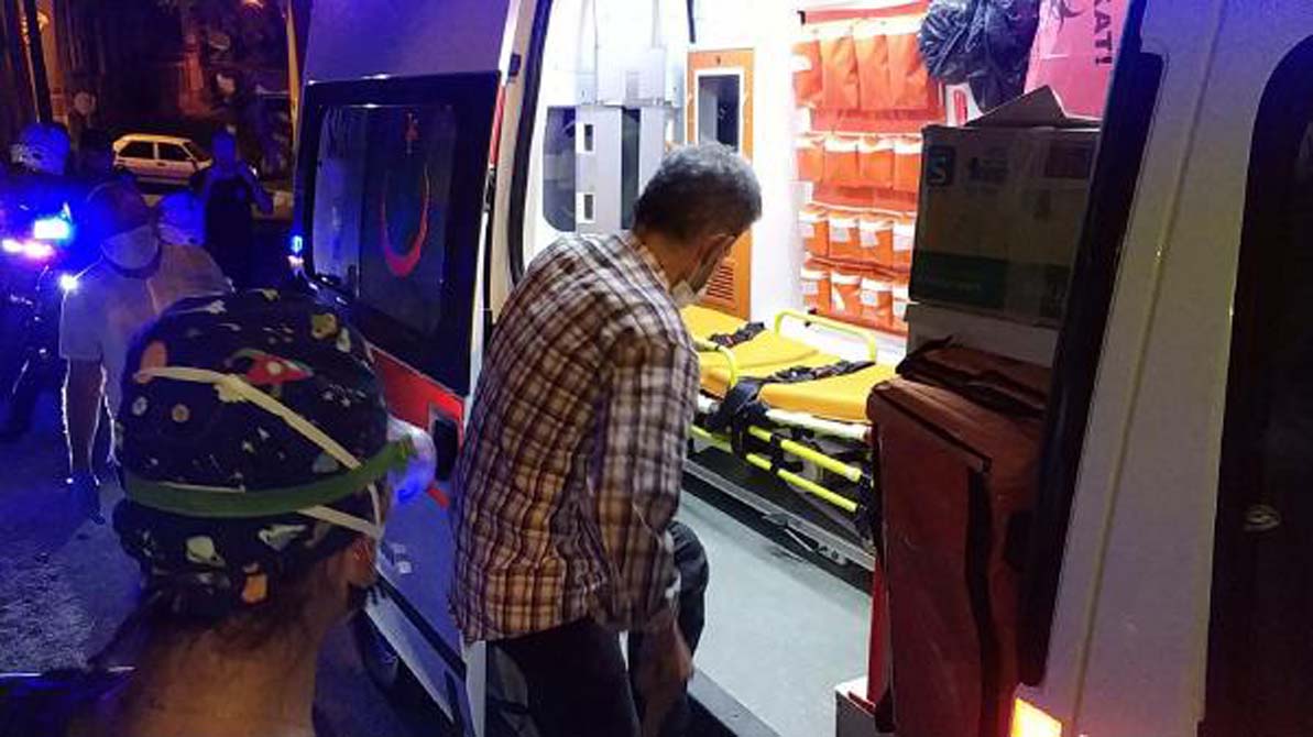 Kovid-19 testinden kaçan hasta pencereden atladı