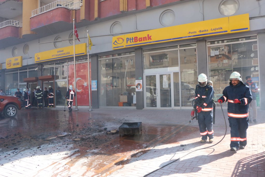 PTT binasında 80 kişiyle soygun tatbikatı