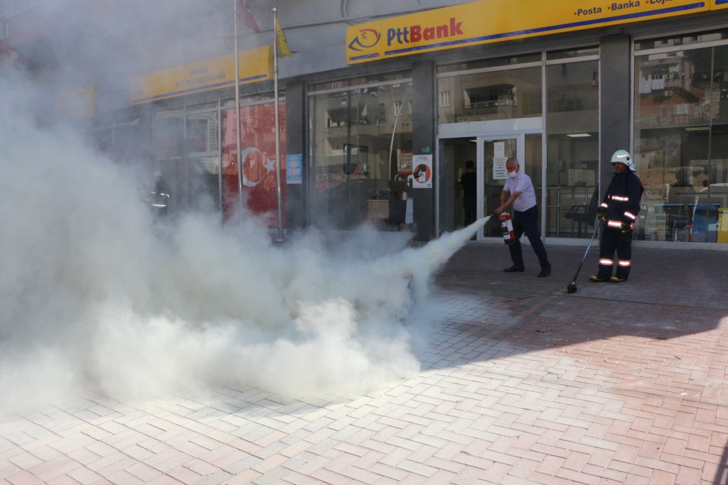 PTT binasında 80 kişiyle soygun tatbikatı