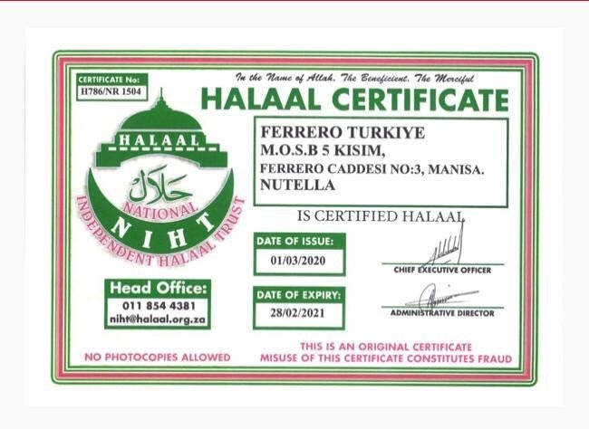 Nutella Türkiye, helal tarışmalarının ardından üretim sertifikalarını açıkladı