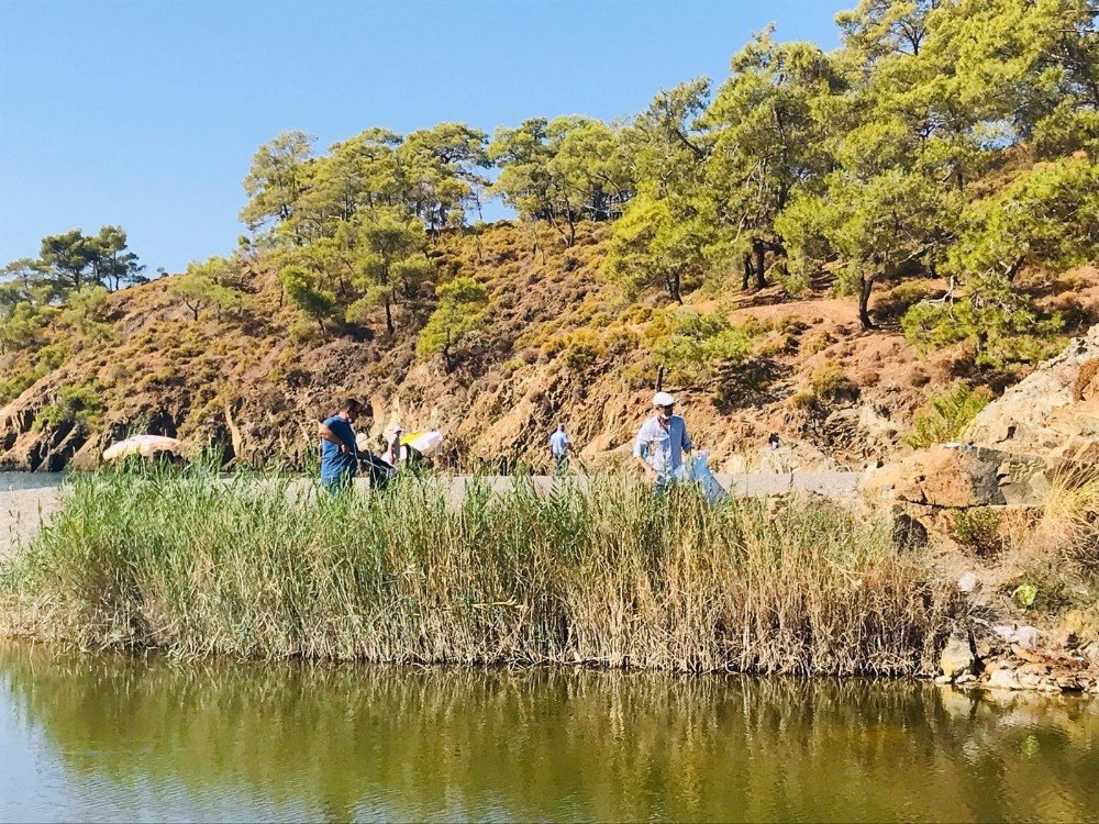 Muğla'da 4 saatte 1 tona yakın çöp toplandı