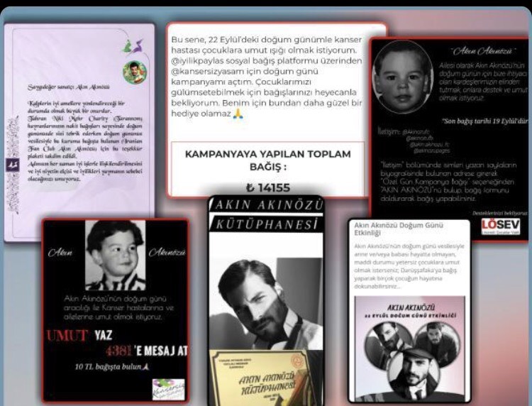 Akın Akınözü'nün hayranlarından anlamlı jest!