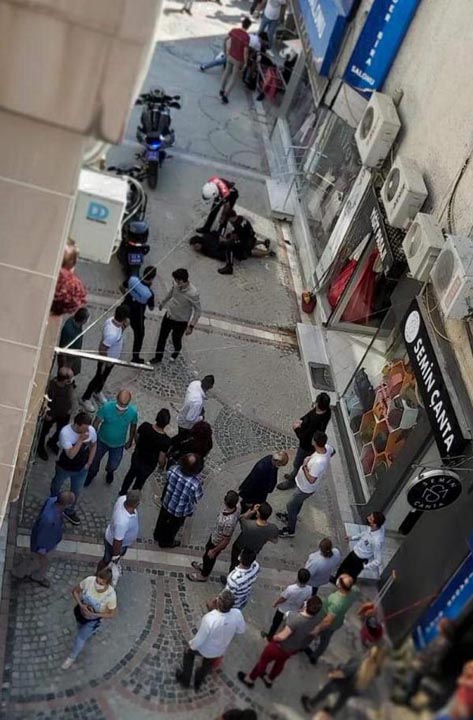 Maske denetiminde polislere saldırı: 2 polis yaralı