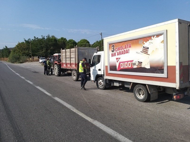 Balıkesir'de 148 araca 66 bin 699 TL ceza