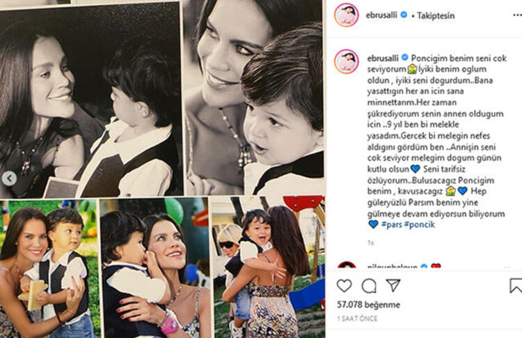 Ebru Şallı oğlunun doğum gününü kutladı!