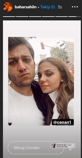 Ünlü oyuncu Bahar Şahin ve Cenan Adıgüzel yeniden barıştı!