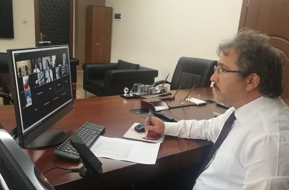 Kayseri İl Sağlık Müdürü Benli, ilçe müdürleriyle görüştü