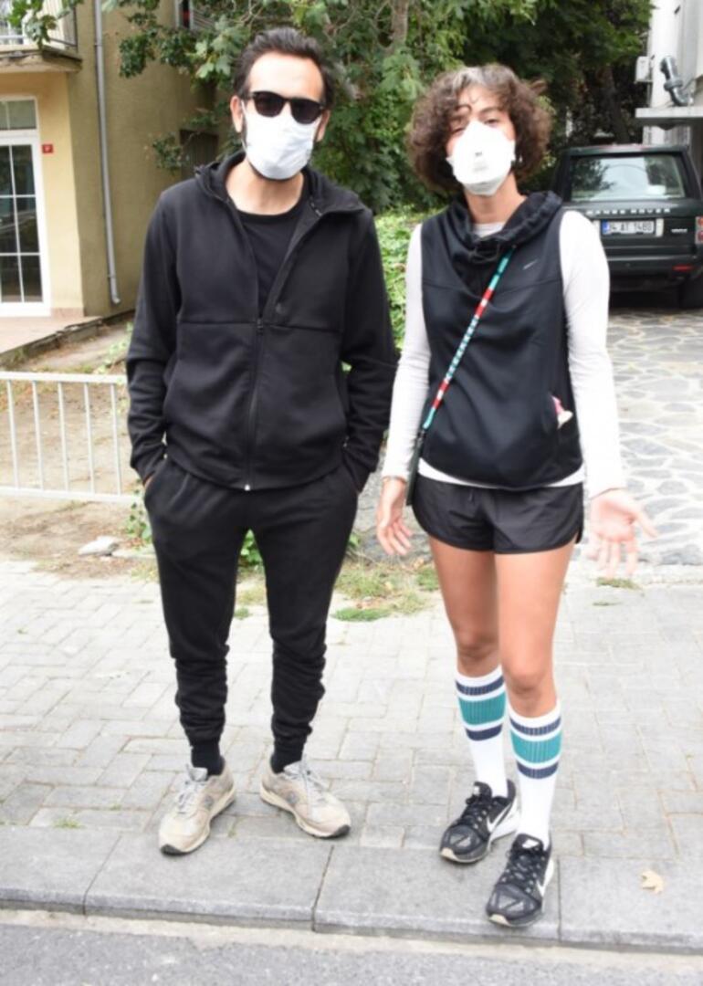 Oyuncu Özge Özpirinçci yakın arkadaşı Buğra Gürsoy ile sporda!