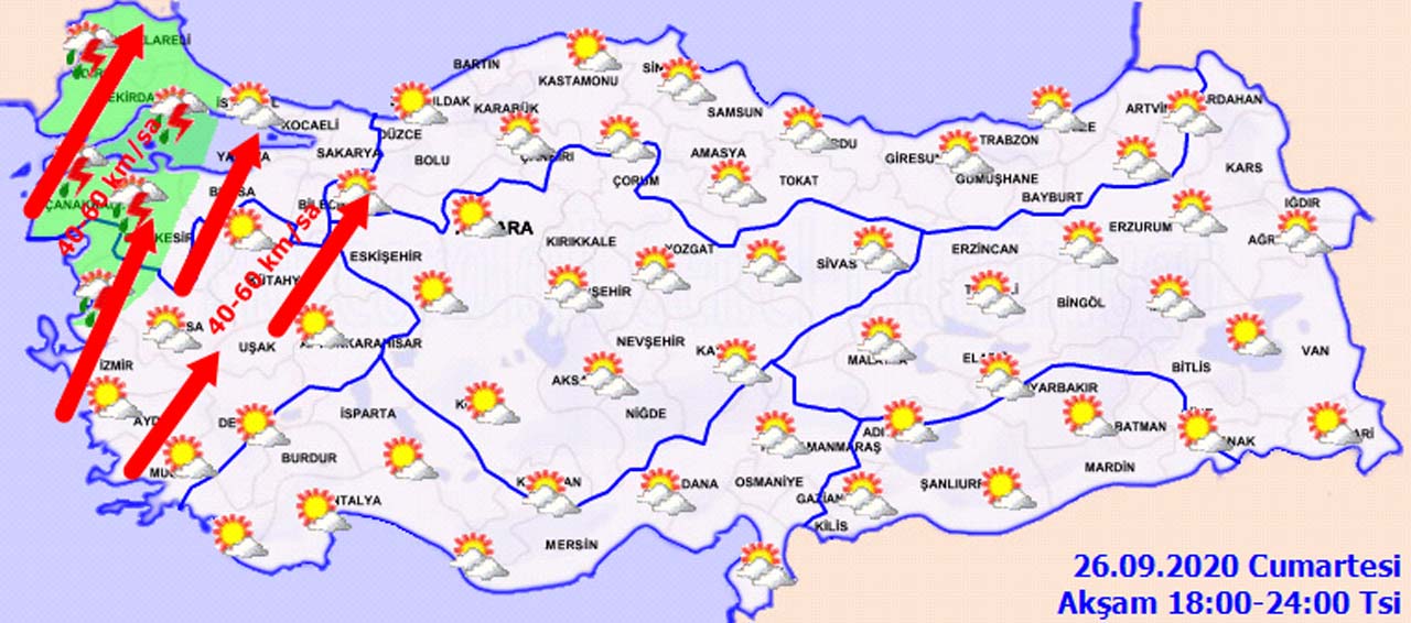 Meteoroloji uyardı: O illerimizde sağanak yağış etkili olacak