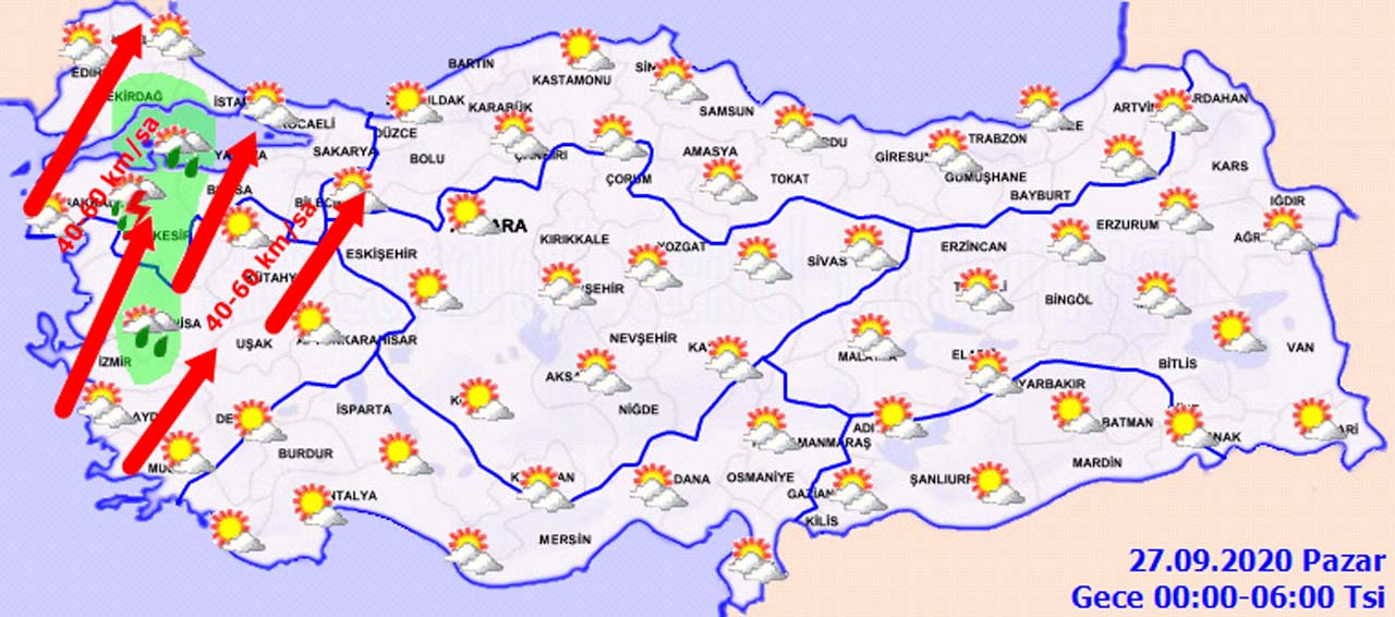 Meteoroloji uyardı! O illerde yaşayanlar şemsiyenizi yanınıza alın