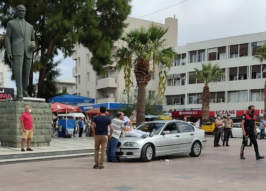 Emekli astsubaydan kılıçla intihar girişimi