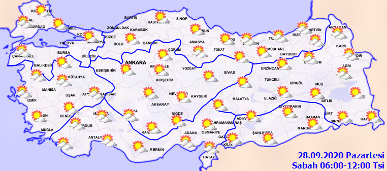 Meteoroloji duyurdu! Ülke genelini güneşli bir hava bekliyor