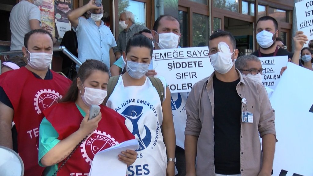 Saldırıya uğrayan sağlık çalışanı taburcu oldu