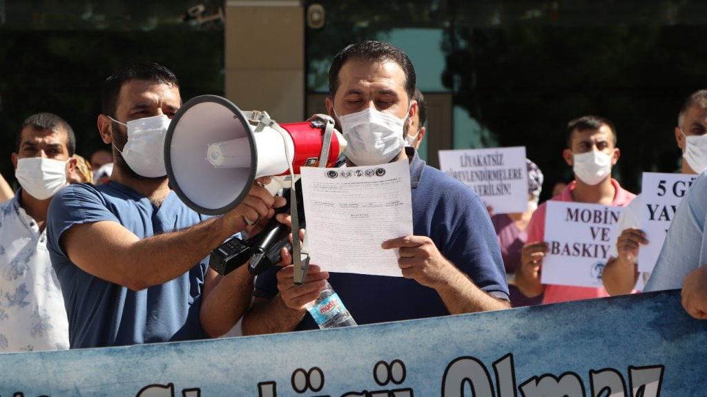Sağlık çalışanlarına Diyarbakır'dan destek