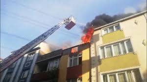 Sultangazi'de yangın