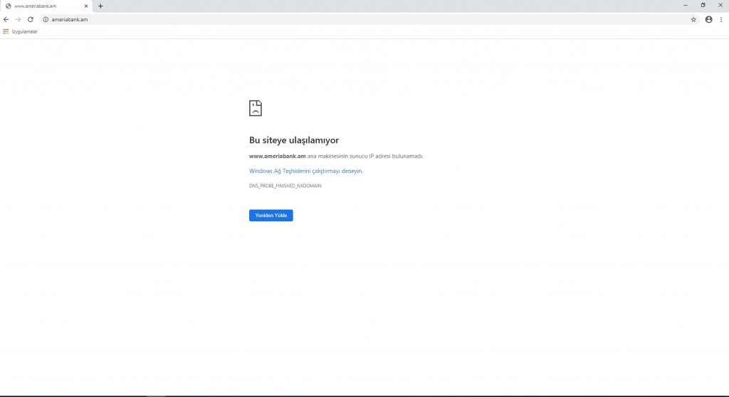 Türk hackerlardan Ermenistan'a darbe: Banka sitesini kapattılar 