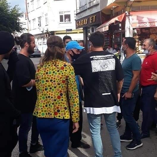 Dizideki kaçırılma sahnesini gerçek sanıp sete daldı