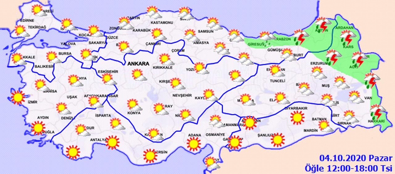 Meteoroloji duyurdu: Sağanak yağış geliyor