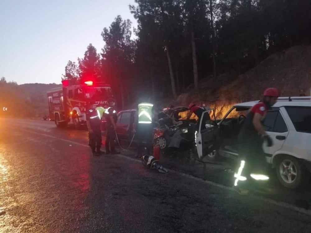 Denizli'de kaza: 1 ölü, 3 yaralı