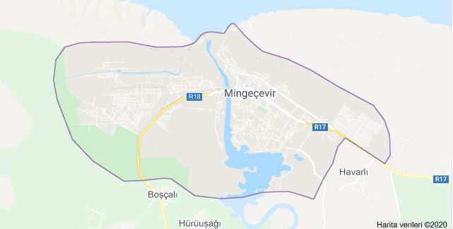 Mingeçevir nerede? | Mingeçevir haritası